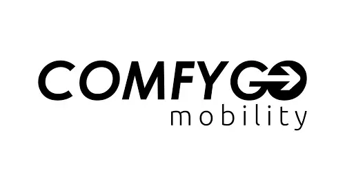 A black and white logo of the company omfyg.